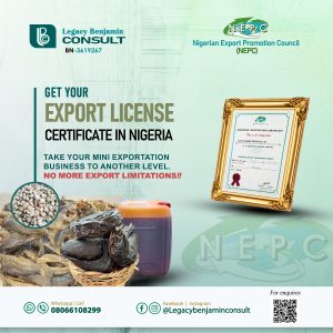 International trade license Nigeria
