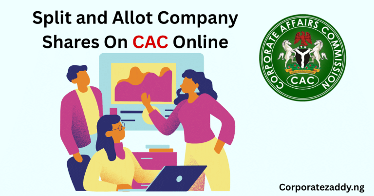 Guide to Split and Allot Company Shares On CAC Online