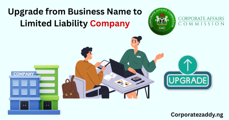 Upgrade from Business Name to Limited Liability Company