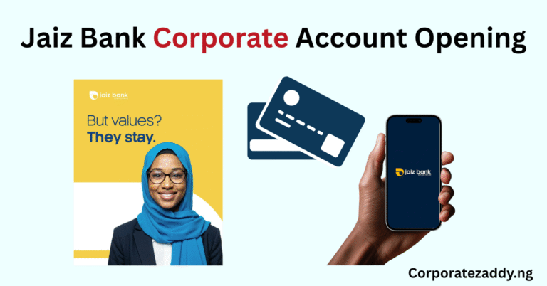 Jaiz Bank Corporate Account Opening Online: Requirements