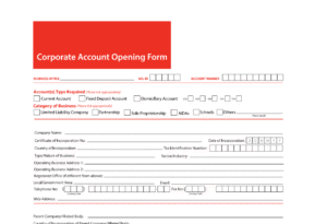 UBA corporate account opening form online