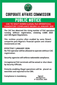 POS CAC registration requirements